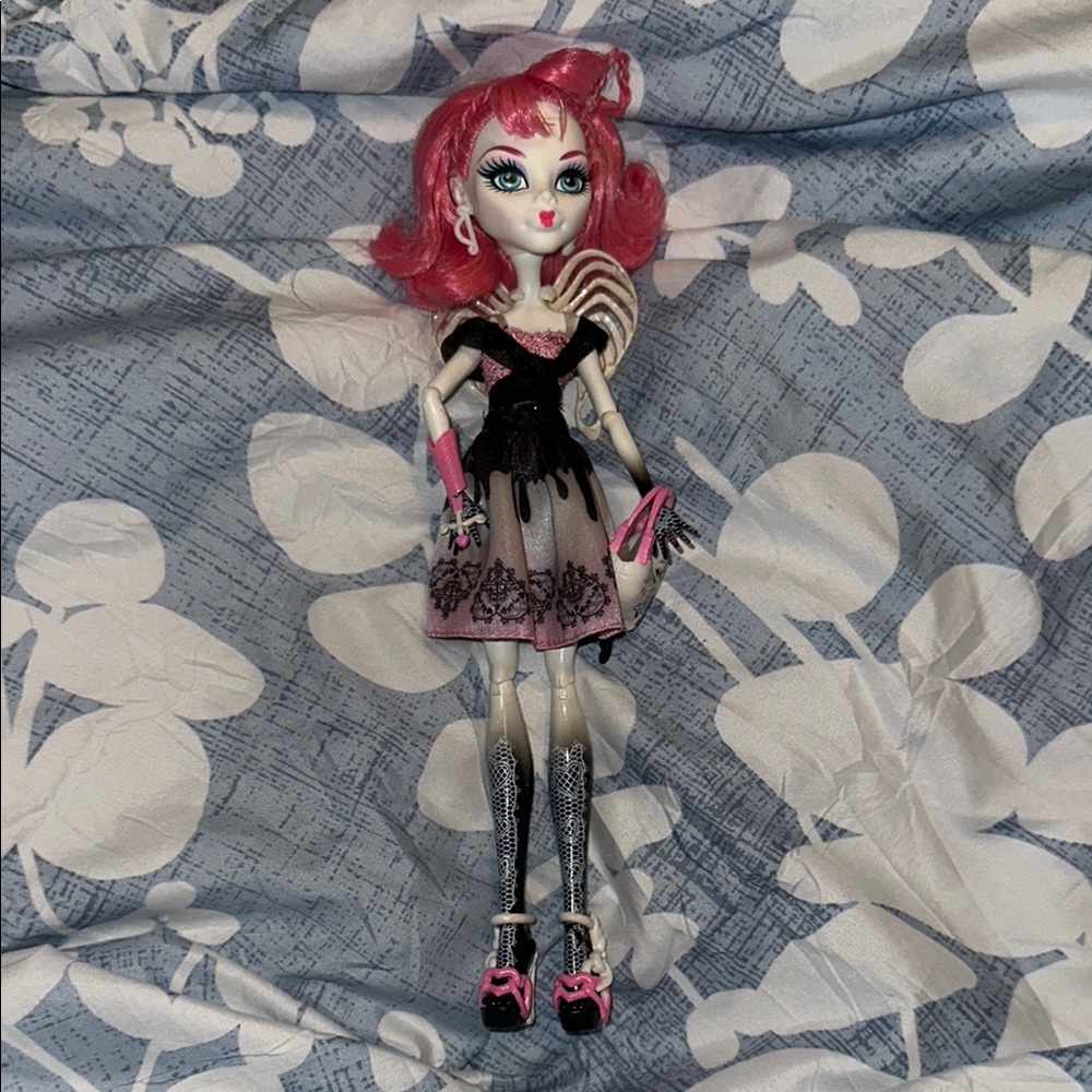 Monster High Doll with Pink and Black Outfit